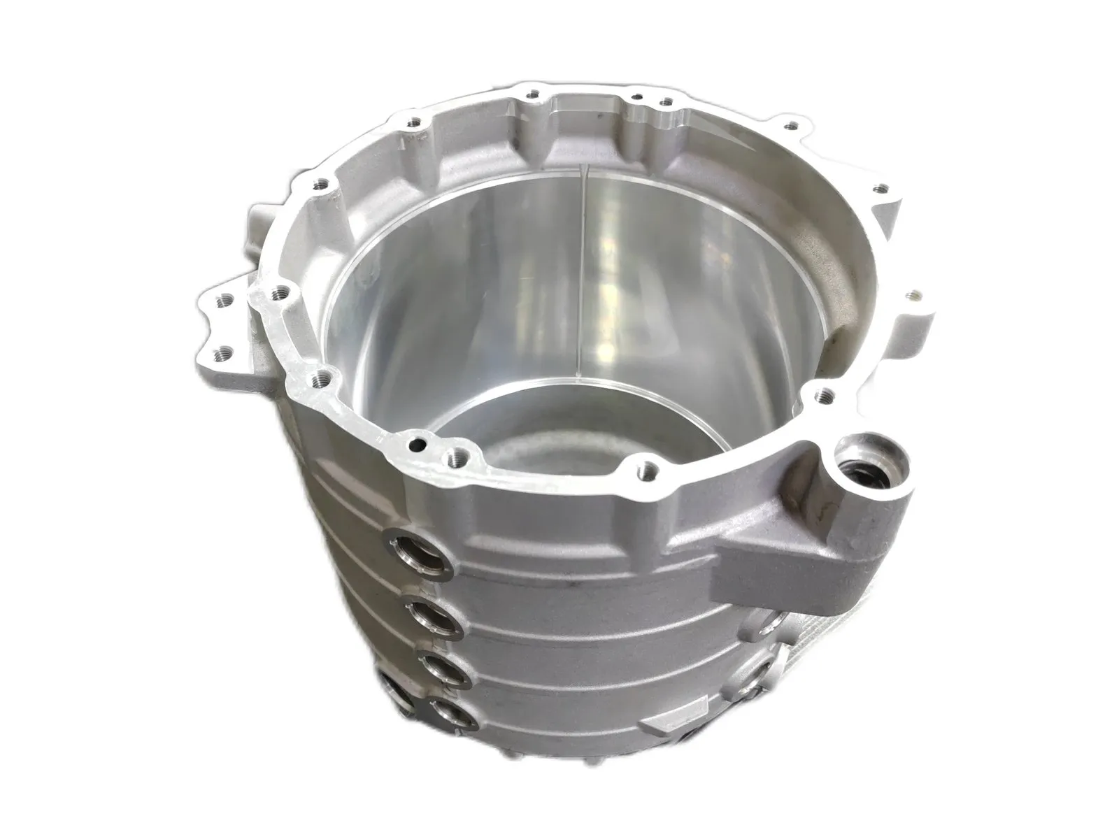 Aluminum permanent mold electric motor housing